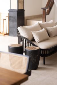 Ein Sitzbereich in der Unterkunft Villa Casa Orana
