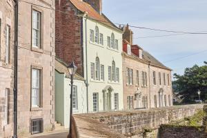 Bygningen som feriehuset ligger i