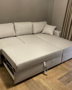 Ένα ή περισσότερα κρεβάτια σε δωμάτιο στο Himara Luxury Apartments