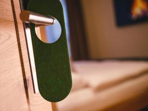 Postel nebo postele na pokoji v ubytování Hotel Tannenhof