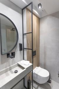 Koupelna v ubytování Petra Luxury Suites