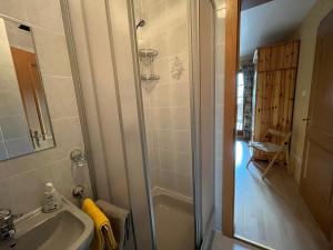 Koupelna v ubytování Haus Seebach