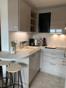 Kuchyňa alebo kuchynka v ubytovaní Petit appartement cosy