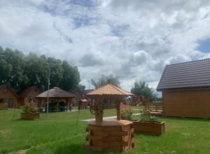 Zahrada ubytování Domki Nad Morzem Sobiescy