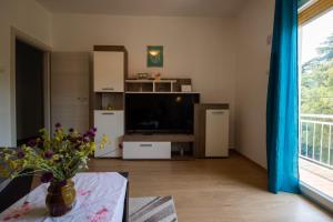 Kuchyň nebo kuchyňský kout v ubytování Apartment Jenny with parking, Wi-Fi and sea view