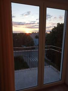 Balkón alebo terasa v ubytovaní Apartament w Centrum Giżycka