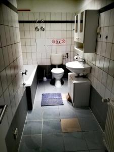 Een badkamer bij Ferienwohnung Axel - nahe Chemnitz
