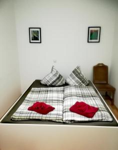 Cama o camas de una habitación en Ferienwohnung Axel - nahe Chemnitz