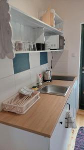 Kuchyň nebo kuchyňský kout v ubytování EVA HOUSE