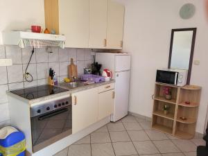 Kuchyň nebo kuchyňský kout v ubytování Apartments Mašić