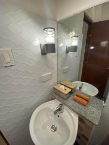 Koupelna v ubytování Ma Lourdes' Inn