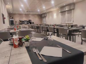 Restaurace v ubytování Hotel Bergamo