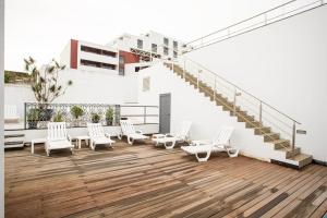 Balkón nebo terasa v ubytování Antillia Hotel