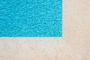 a close up of a blue swimming pool at Le Dimore Di Speziale in Fasano