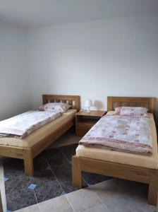Postel nebo postele na pokoji v ubytování Brantlhof