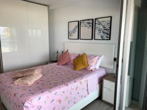 A bed or beds in a room at Casa Dru