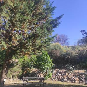 En trädgård utanför Villa Casaleno gite La Cigale avec wi-fi