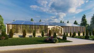 a rendering of a building with a solarium at Mount Alverno Luxury Resorts in Caledon