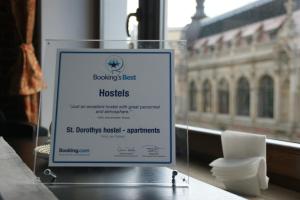 Certifikát, ocenenie alebo iný dokument vystavený v ubytovaní St. Dorothys hostel - apartments