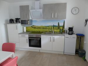 Kuchyň nebo kuchyňský kout v ubytování Apartment Sonnenschein