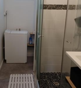 Koupelna v ubytování Résidence MANKA