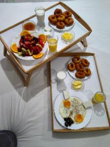 Opciones de desayuno disponibles en Amelia's Home