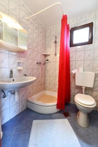 Koupelna v ubytování Guesthouse Ante Hodak