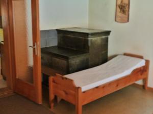 Postel nebo postele na pokoji v ubytování Ferienwohnung Berner Oberland - Guttannen