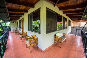 Balkón nebo terasa v ubytování Villas Oasis