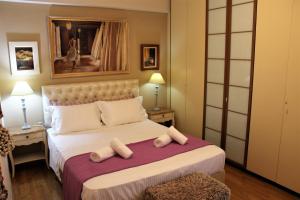 Katil atau katil-katil dalam bilik di Luxury Sea View