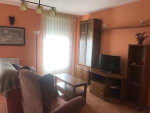 A television and/or entertainment centre at APARTAMENTOS MATEO