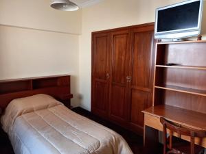 Ένα ή περισσότερα κρεβάτια σε δωμάτιο στο Casa La Linda de la Virrey