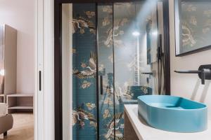 Koupelna v ubytování Ammare rooms