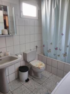 Koupelna v ubytování Palm Villa