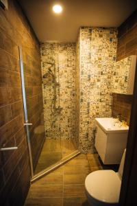 Koupelna v ubytování Hotel mia Telavi