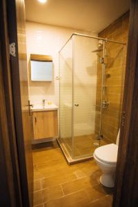 Koupelna v ubytování Hotel mia Telavi