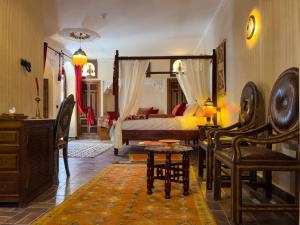 Postel nebo postele na pokoji v ubytování Perlekech Riad & Spa