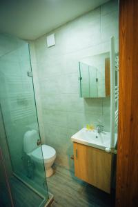Koupelna v ubytování Hotel mia Telavi