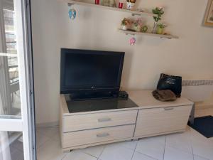 TV a/nebo společenská místnost v ubytování Lucic apartment Rafailovici + 2 fotografie