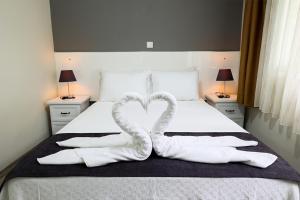 Canada Hotel & Bungalows客房内的一张或多张床位