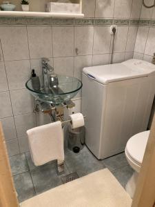 Koupelna v ubytování Apartment Panarea