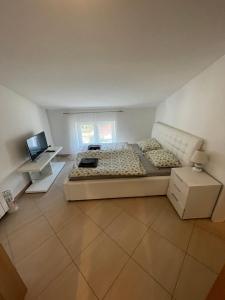 TV a/nebo společenská místnost v ubytování Apartments Christine
