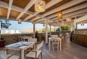 Posezení v ubytování Lindos White Hotel & Suites