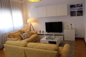 TV a/nebo společenská místnost v ubytování La Casita de Plata