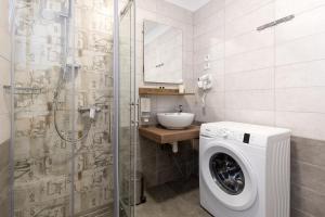 Koupelna v ubytování Villa Pellio Apartmani