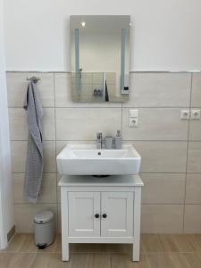 Koupelna v ubytování Apartment in Mayen Zentrum nur 100 Meter