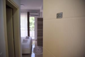 Koupelna v ubytování Apartments kupi ul rudaj 41