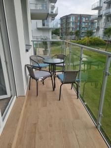 En balkon eller terrasse på Apartament Sami Swoi