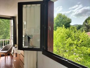 Balkón alebo terasa v ubytovaní Studio Gréoux les Bains + 1 fotografia
