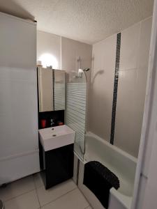 Koupelna v ubytování Appartement - Combloux